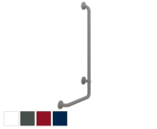 Pressalit PLUS 90 Degree Handrail 400x900mm, Right Facing - Choice of Colour