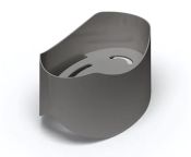 Pressalit PLUS Handrail Soap Holder - Anthracite Grey