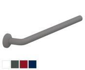 Pressalit PLUS Handrail Section 608mm, Incl. Wall Rosette - Choice of Colour