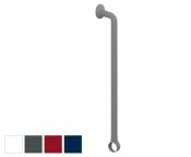 Pressalit PLUS Handrail Section 652mm, Incl. Wall Rosette and Strap - Choice of Colour