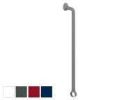 Pressalit PLUS Handrail Section 790mm, Incl. Wall Rosette and Strap - Choice of Colour