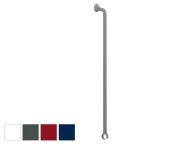 Pressalit PLUS Handrail Section 1090mm, Incl. Wall Rosette and Strap - Choice of Colour