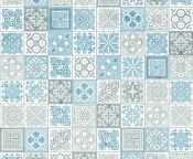 Showerwall - Victorian Blue Tiles Bathroom Wall Panels - Choice of Panel