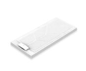 AKW Sulby Step-in SHWR Tray, 90mm High, Built in Gravity Waste - Choice of Size