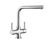 Rangemaster Aquadisc 5 Dual Lever Tap - Chrome
