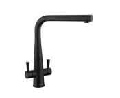 Rangemaster Conical Dual Lever Tap - Matt Black