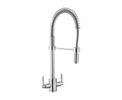 Rangemaster Aquatrend Spring Dual Lever Pull Out Tap - Chrome
