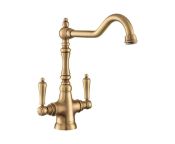 Rangemaster Waverley Dual Lever - Antique Brass