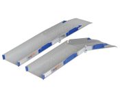 Ultralight-Folding, 21cm Wide Channel Ramps - 110, 150, 200cm L (Pair)
