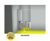 AKW MM4 (91166S) Formerly Contour WF19 Luxe Shower Enclosure, PET Glazing – MAX. A 2000