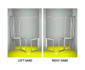 AKW MM3 (91164S) Formerly Contour WF22 Luxe Shower Enclosure, PET Glazing – MAX. A 2500