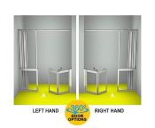 AKW MM3 (91164S) Formerly Contour WF24 Silverdale Shower Enclosure, PET Glazing – MAX. A 2500mm