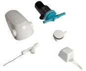 Whale BP1558BB Switch Connect Shower Tray Kit, External Flow Switch