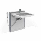 Granberg Basicline 415-10 Electric WB Lift, Safety Switch, Basin, Waste Kit - OPT Taps & Flexible Hoses