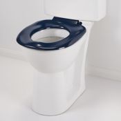 AKW Dark Blue Ergonomic Toilet Seat without Lid