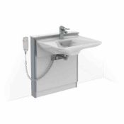 Granberg Basicline 415-01 Electric WB Lift, Safety Switch, Basin, Waste Kit - OPT Taps & Flexible Hoses