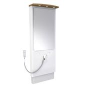 Granberg Designline 417-0-01 Electric WB Lift, Mirror, 3x LED's - OPT Control, Safety System & Waste Kit - White