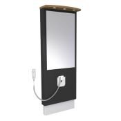 Granberg Designline 417-0-10 Electric WB Lift, Mirror, 3x LED's - OPT Control, Safety System & Waste Kit - Black