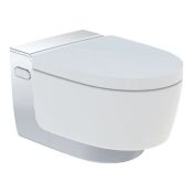 Geberit AquaClean Mera Classic WC Complete Solution, Wall-hung WC - Bright Chrome-plated