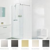 Roman Haven Wet Room Panels Choice of Size & Colour, 10mm Glass