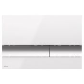 Alca Flush Plate Basic, Pre-Wall Installation Systems - White/Chrome Polished