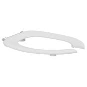 Pressalit Toilet Seat Dania, Open Front, without Cover - White