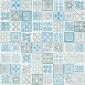 Showerwall Acrylic Wall Panels - Victorian Blue Tiles - Choice of Panel