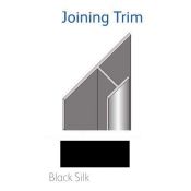 Showerwall H Join Trim - 2450mm Length - Black Silk Finish