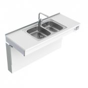 Granberg Wall Mounted Motorised Sink Module 6300-ES30 - Centre, Choice of Widths 990-1590mm