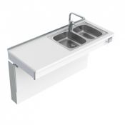 Granberg Wall Mounted Motorised Sink Module 6300-ES30 - Right, Choice of Widths 990-1590mm