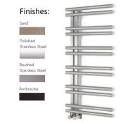 Diffusion Standon Side Loading Towel Rail 1200x500mm, Inc. Valves - Choice of Colour