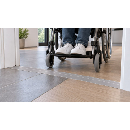 Grooved Low-Profile Thresholds - 6.4mm High
