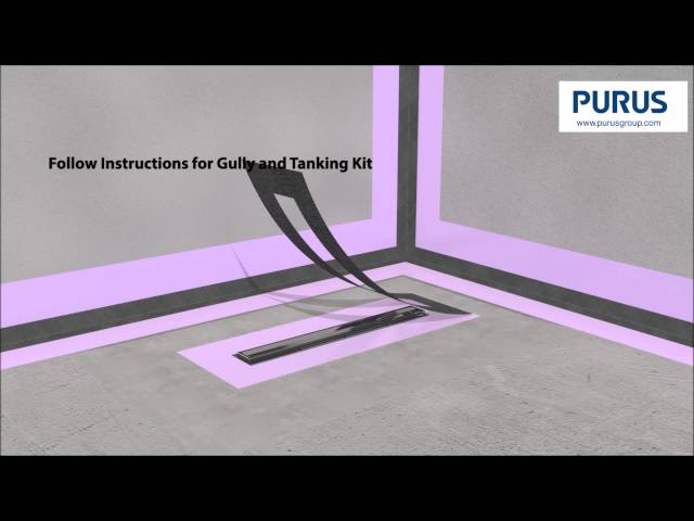 Purusline Living Concrete Installation Tutorial Wetroom Channel Drain