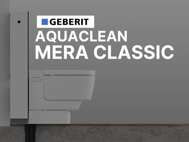Geberit Aquaclean Mera Classic Installation