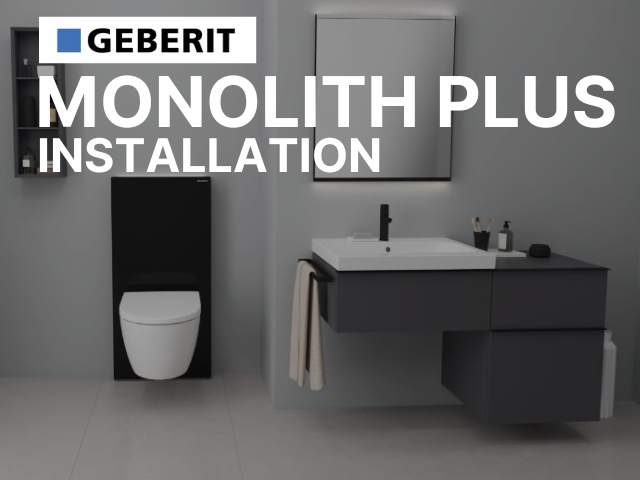 Geberit Monolith Plus Sanitary Module — Installation
