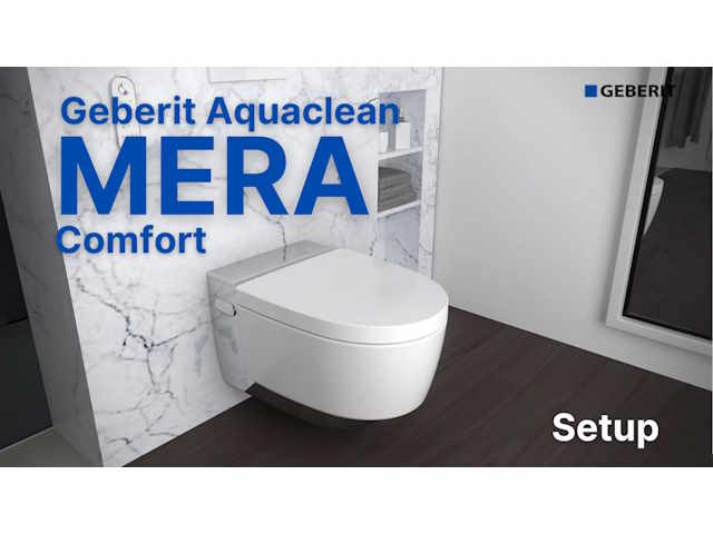 Geberit Aquaclean Mera Comfort — Setup
