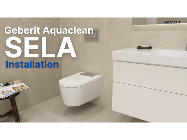 Geberit Aquaclean Sela — Installation