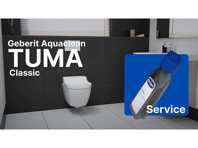 Geberit Aquaclean Tuma Classic — Service Maintenance
