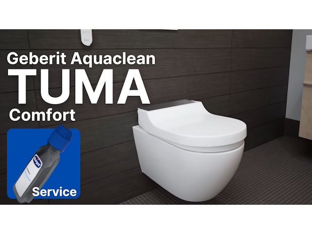 Geberit Aquaclean Tuma Comfort — Service Maintenance