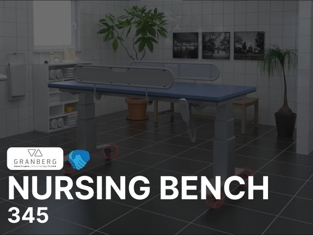 Granberg Height-adjustable Nursing Bench 345 — Animation