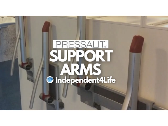 Pressalit PLUS Support Arms — Demonstration