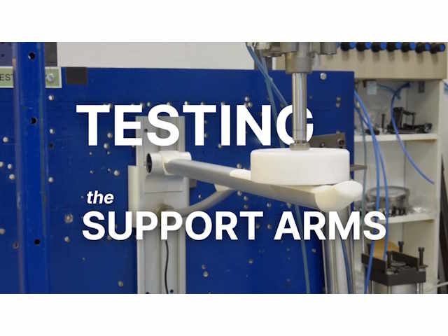 Pressalit PLUS — Testing the Support Arms