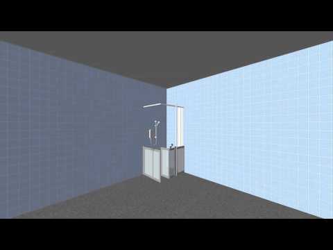 Contour WF12 Half Height Shower Enclosure
