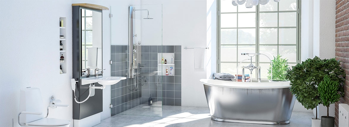 Granberg 417 Designline - Height Adjustable Wash Basin Lift