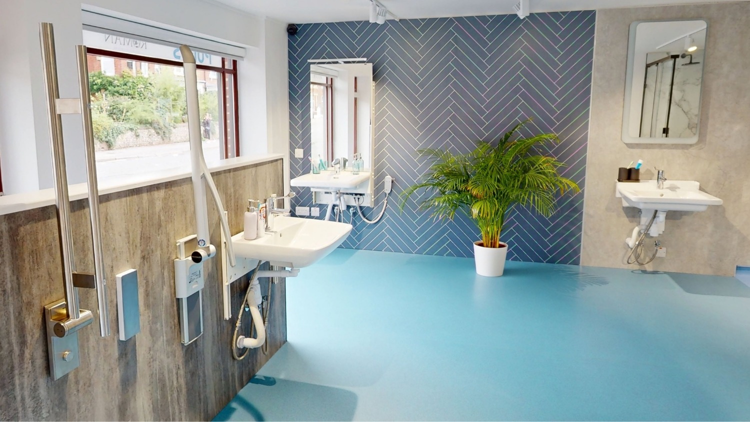Accessible Bathroom Area in the Independent 4 Life showroom
