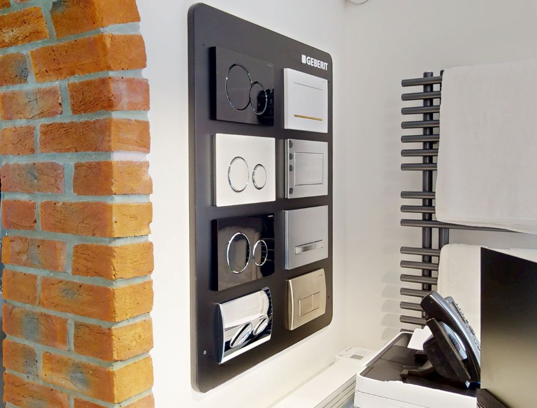 Geberit Sigma flush plate showroom display