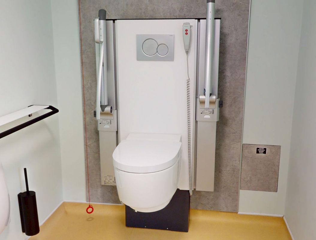 Pressalit SELECT TL2 electric height-adjustable toilet lifter