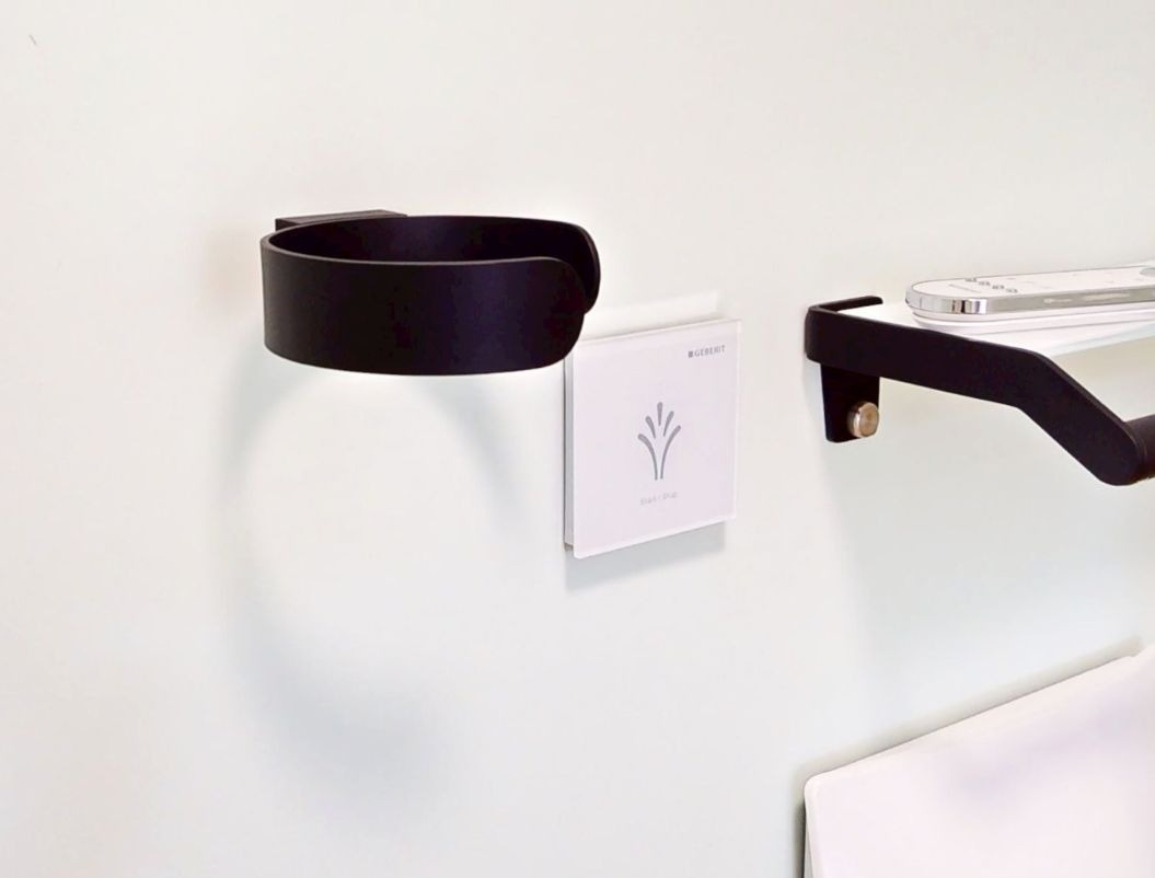 Geberit AquaClean wall-mounted start stop control