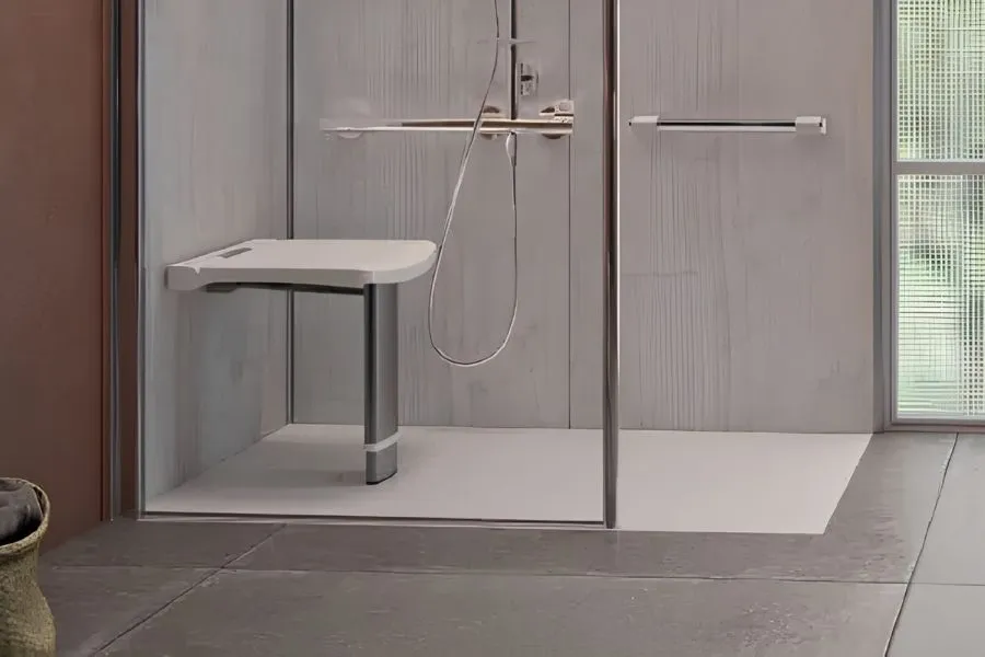 Comparison between a wet room floor former and a level-access shower tray