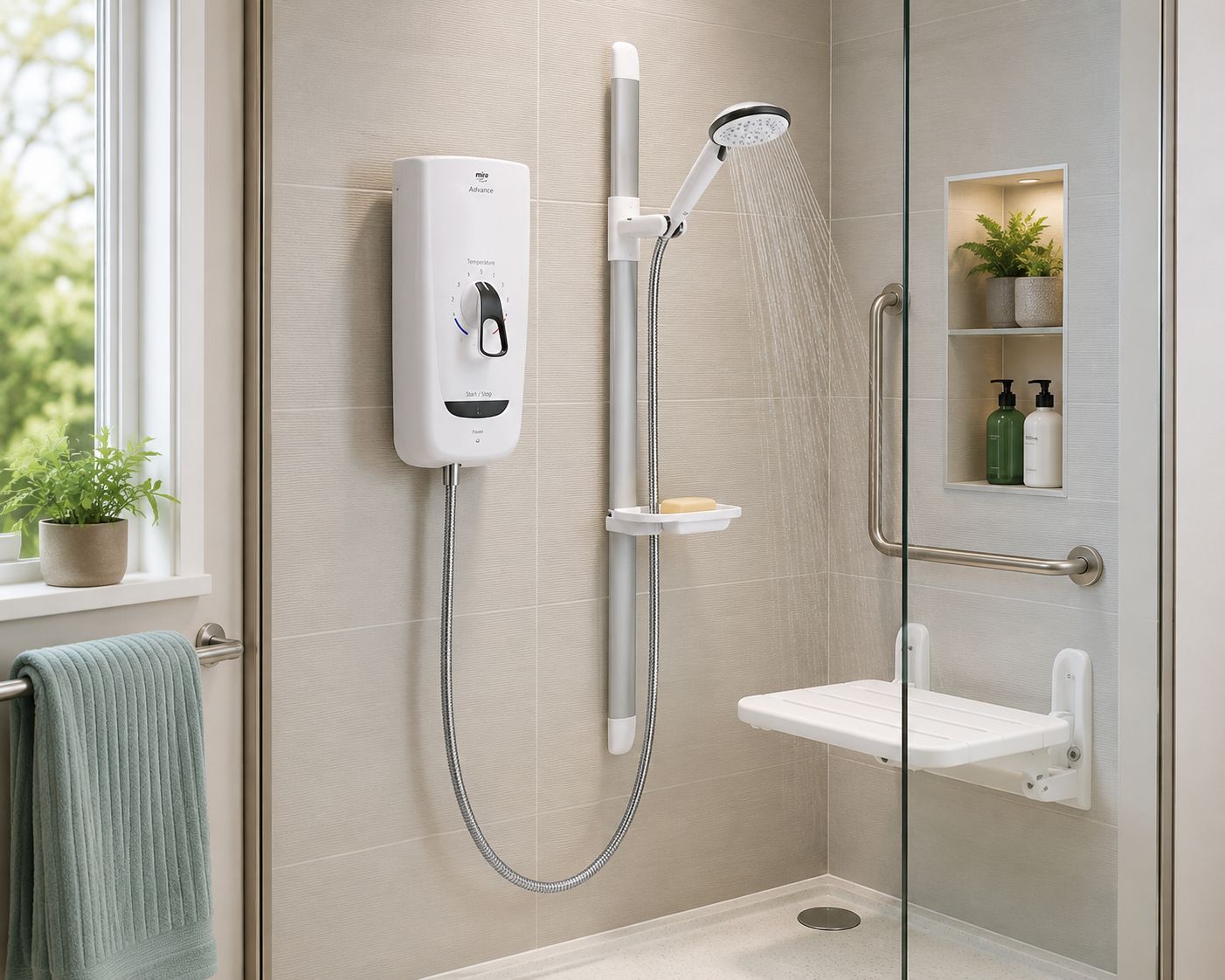 What makes a shower accessible?